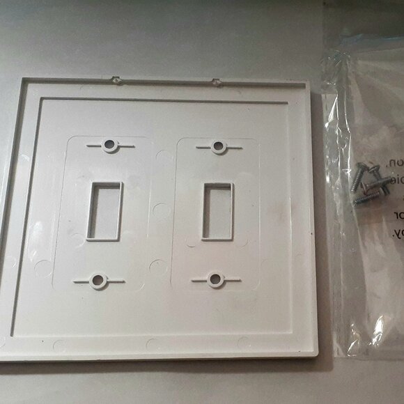 NEW! William Morris Dark Blue with Orange & Blue Birds Double Light Switch Cover - Picture 5 of 6